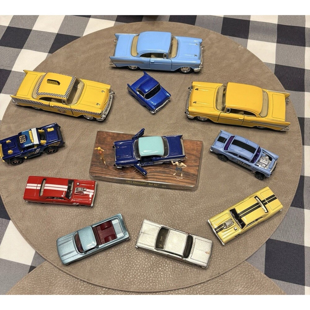 Kinsmart Diecast And Hot Wheels Cars Lot Of 11